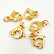 17MM Gold-plated Sterling Silver Trigger Clasp